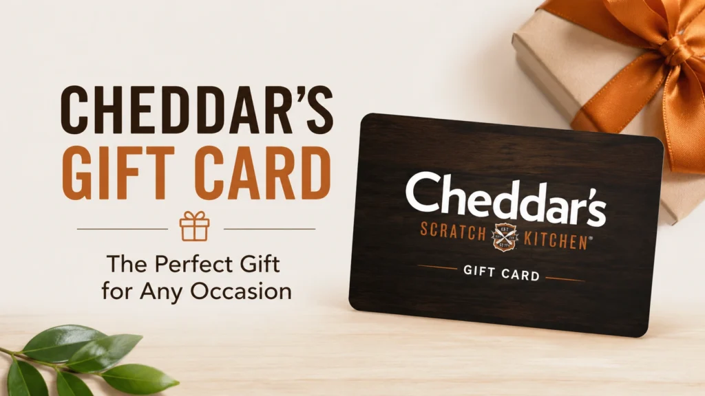 Cheddar's Gift Card: How to Buy, Check Balance, Reload & Use 1 Cheddar's Gift Card