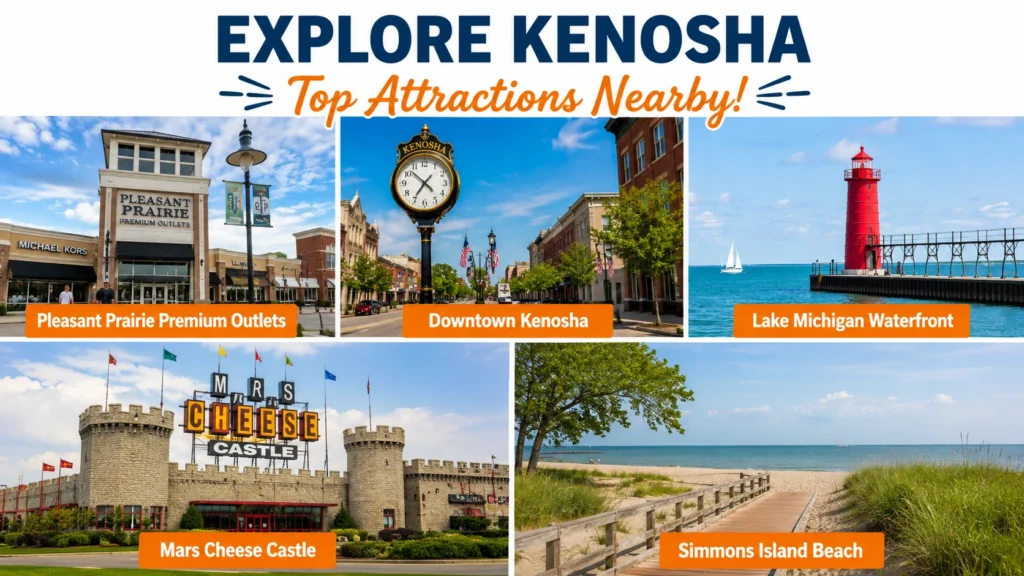 Cheddar’s Kenosha, WI: Hours, Location, Menu & Visitor Guide 2 Cheddar’s Kenosha Nearby Attractions
