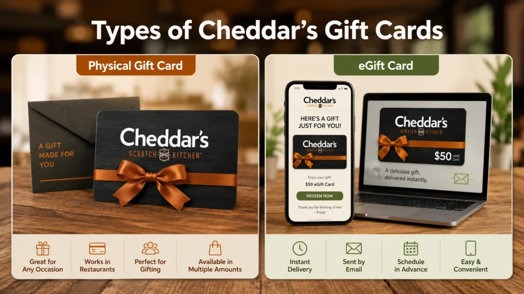 Cheddar's Gift Card: How to Buy, Check Balance, Reload & Use 2 Types of Cheddar’s Gift Cards